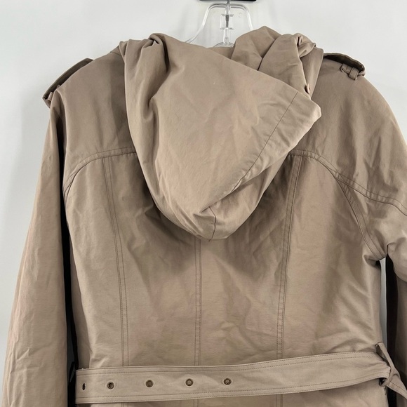 Pendleton brown trench belted coat size M - Picture 6 of 10